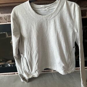Gray Long Sleeve Sweatshirt